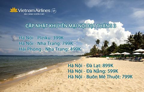 GIÁ KHUYẾN MẠI CHÀO HÈ vô cùng hấp dẫn của Vietnam Airlines, Jetstar, Vietjet